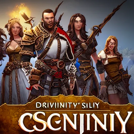 Image similar to divinity original sin 2, div os 2, div 2, group chat icon