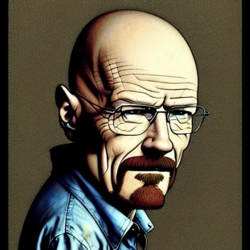 Prompt: ( ( ( ( ( cartoon walter white. pixar. muted colors. ) ) ) ) ) by jean - baptiste monge!!!!!!!!!!!!!!!!!!!!!!!!!!!