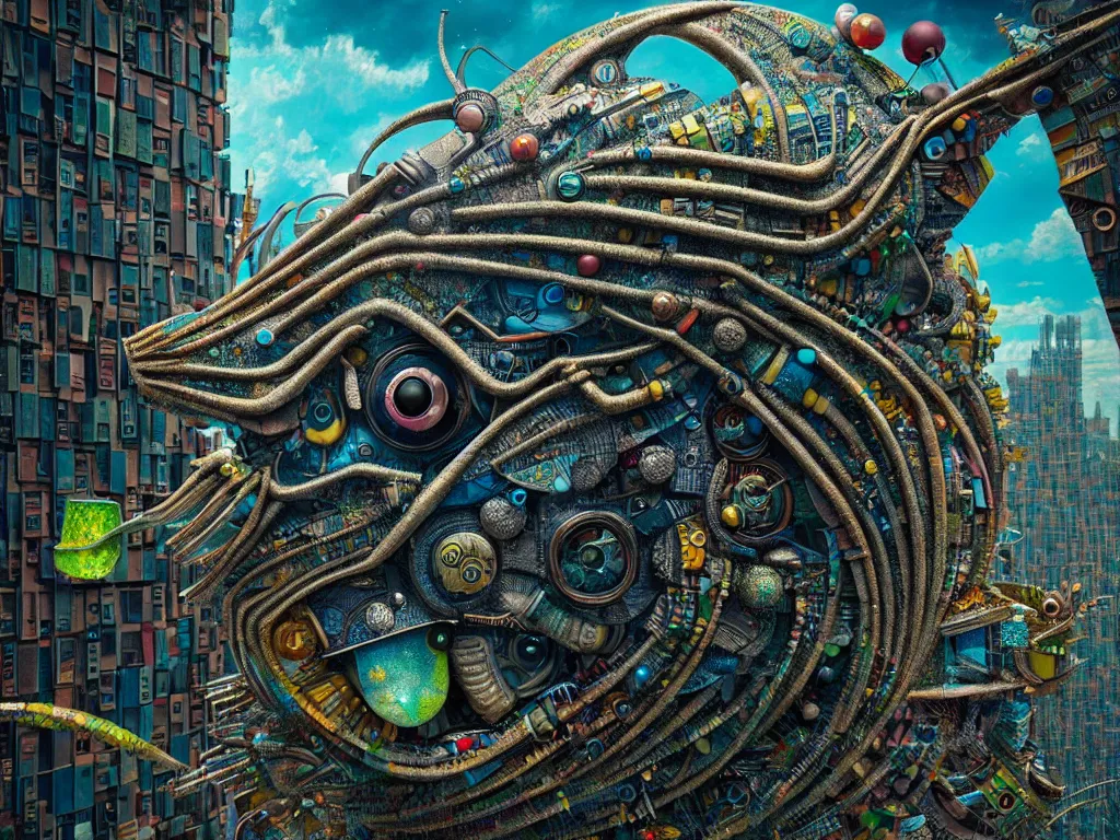 Image similar to highly detailed photo of happy, trending on deviantart, neo construtivism, sharp focus, 4 k, a lot of little details, octane, masterpiece, art by max ernst