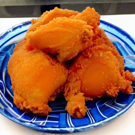 Image similar to jello shaped like fried chicken