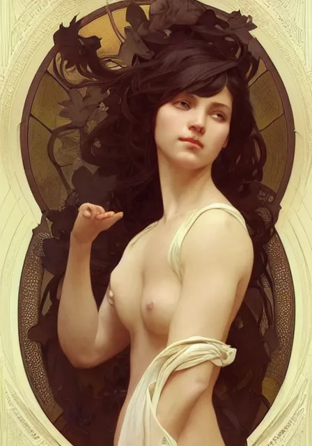 Image similar to intricate, elegant, highly detailed, digital painting, artstation, concept art, smooth, sharp focus, illustration, art by artgerm and greg rutkowski and alphonse mucha and william - adolphe bouguereau