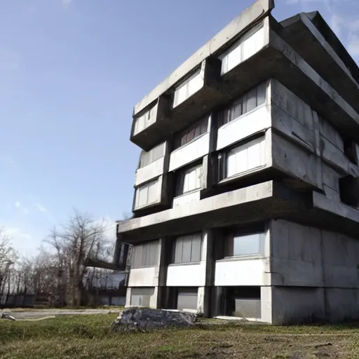 Image similar to brutalism with solarpuk