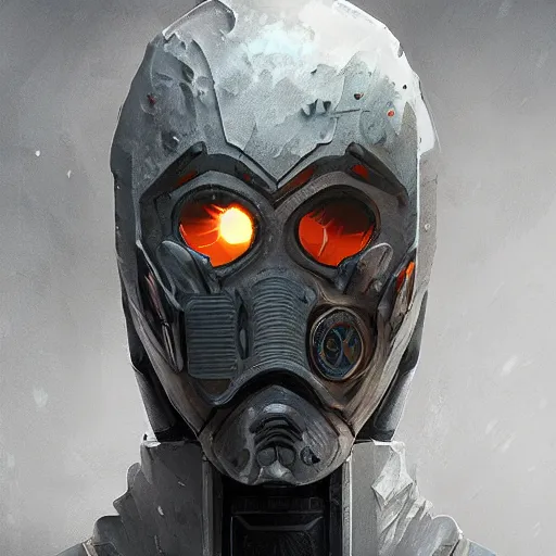 Image similar to mask with a symbol for a society secret, nuclear, concept art by jama jurabaev, extremely detailed, brush hard, artstation, jama jurabaev, sparths, andree wallin, edvige faini, balaskas, luxury