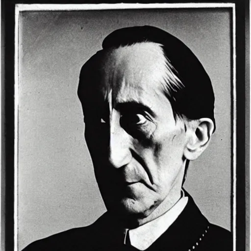 Prompt: a close - up occult portrait of marcel duchamp in the style of hito steyerl and shinya tsukamoto and irving penn