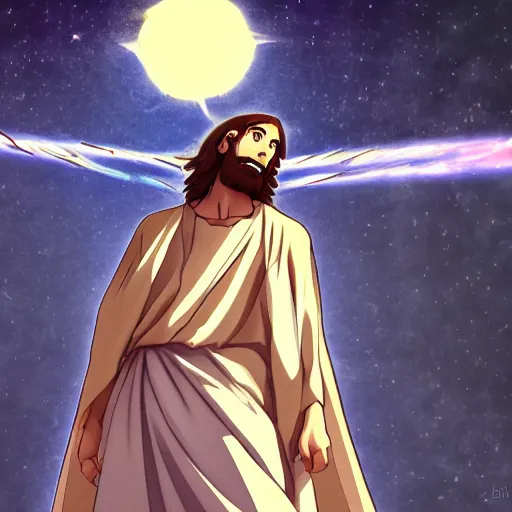 Jesus as an anime character : r/aigeneratedmemes-demhanvico.com.vn