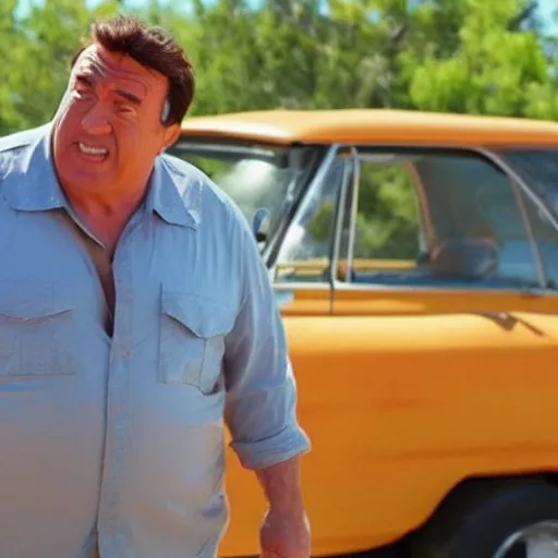 Prompt: fred flintstone in better call saul