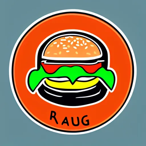 Prompt: high quality and iconic vector logo for a burger restaurant