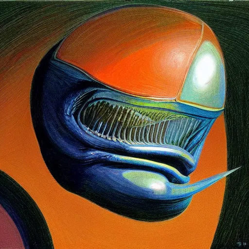 Image similar to alien by wayne thiebaud