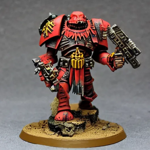 Image similar to warhammer 4 0 k ork figurine