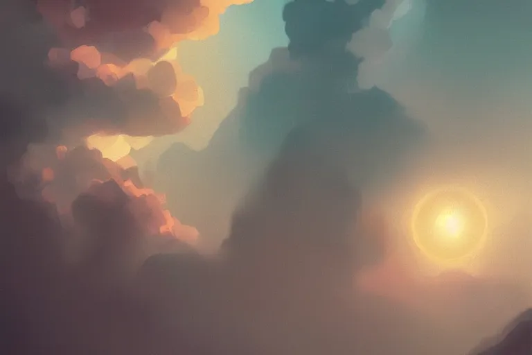 Prompt: light drools from the sun. digital art, stunning, muted colors, soft lighting, film, gradient, artstation