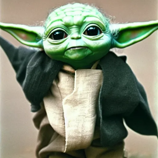 Prompt: baby yoda as a senator