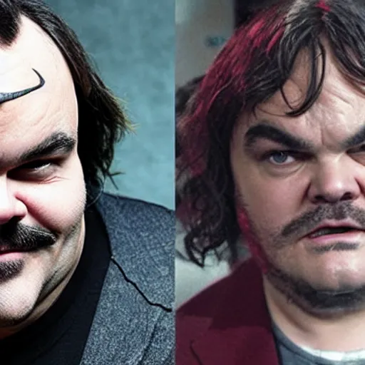 Image similar to jack black as satan