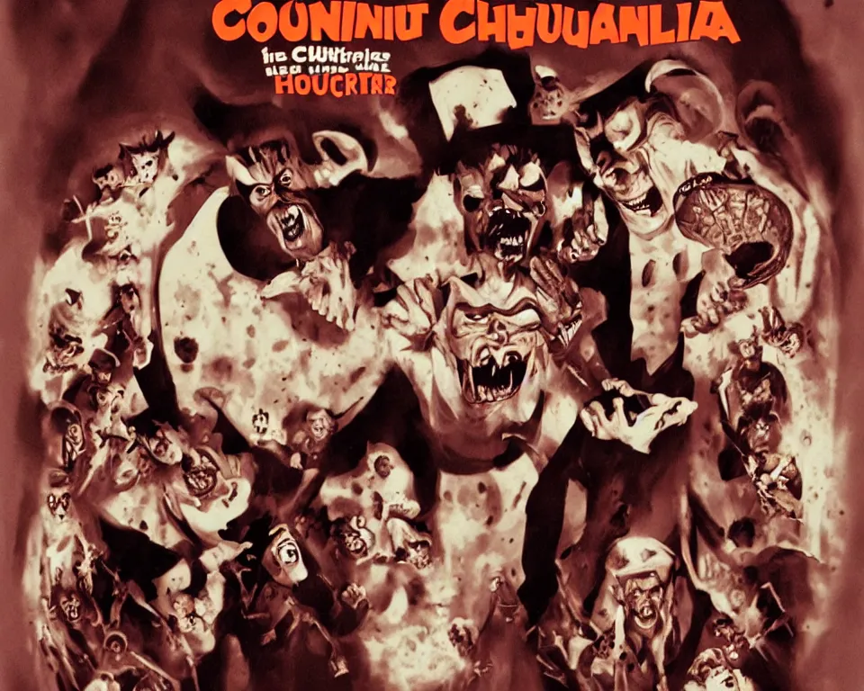 Image similar to Count Chocula horror movie poster