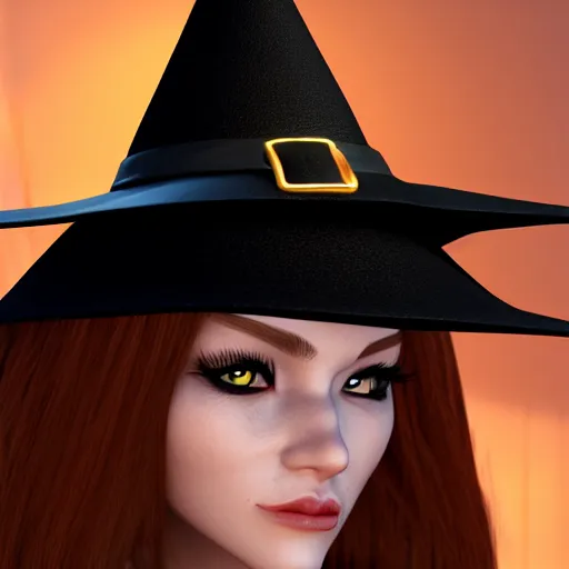 Prompt: a black cat wearing a witch hat, hyperrealistic, concept art, octane render, unreal engine 5, trending on deviantart, highly detailed, high quality, 8 k, soft lighting, cute, natural lighting, realistic face, trending on artstation, elegant clothes
