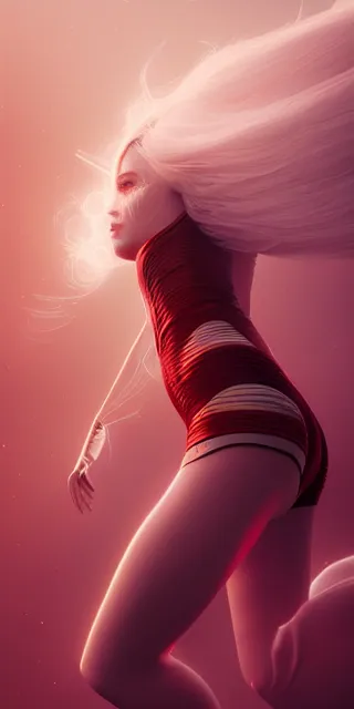 Image similar to nasa rocket launch by charlie bowater and anna dittmann and artgerm and clemens ascher, intricate, elegant, white and orange and red and maroon mist, highly detailed, dramatic lighting, sharp focus, octane render, trending on artstation, artstationhd, artstationhq, unreal engine, 4 k, 8 k