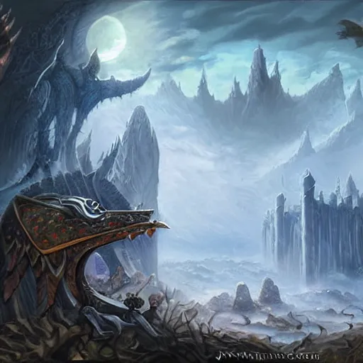 Image similar to Epic Fantasy Art by John Stephans