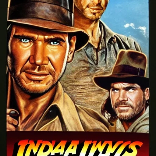 Image similar to indiana jones movie poster