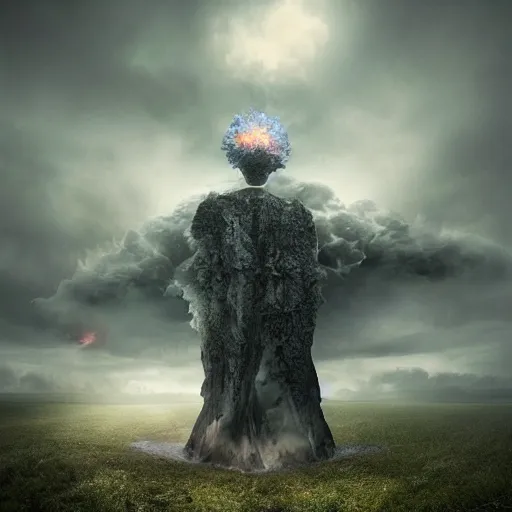 Image similar to Editorial Masterpiece extremely realistic Illusion Arcane elemental High Orders Avenging Dark Nephilim Virtues figure infused with coalesced fantasy crystalline Magical fire by Erik Johansson, perfect crisp light