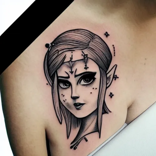 Princess HALF Sleeve tattoo – Itty Bits Designs