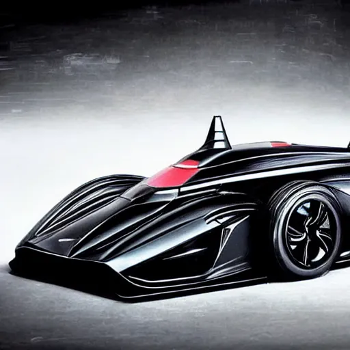 Prompt: 2 0 3 0 future design for the batmobile, badass racing car