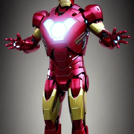 Image similar to 3d iron man rigged