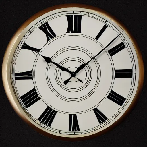 Image similar to a wall clock designed by rene lalique