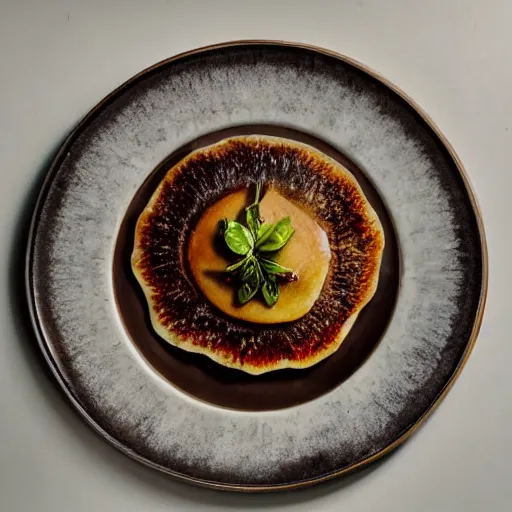 Prompt: a plate, completely empty, culinary art photography