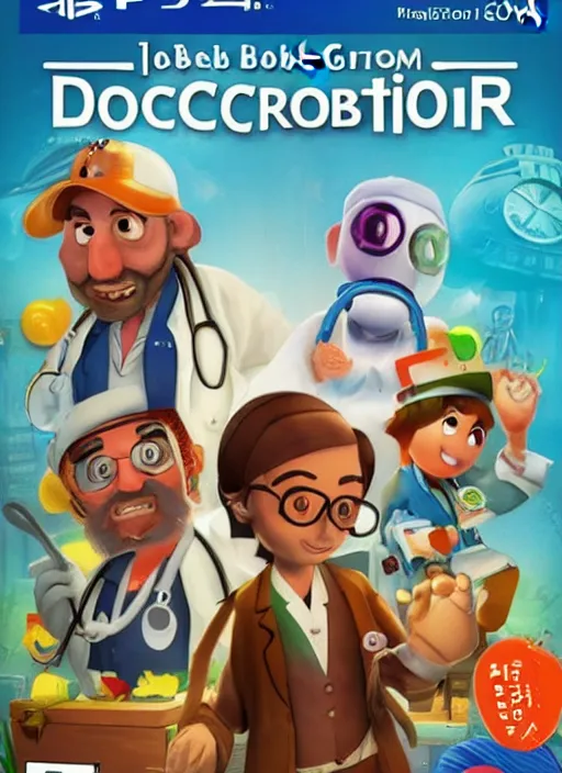 Prompt: ps 4 video game titled doctor bob