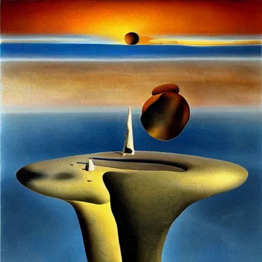 Prompt: No man's sky recreated by Salvador Dalí