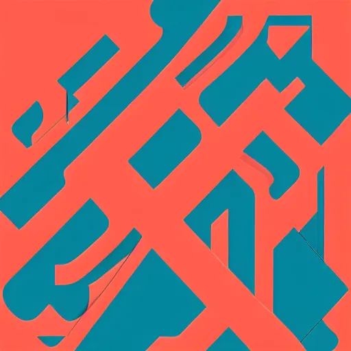 Image similar to square LP album cover design with bright and colourful contemporary typographic Japanese kanji, layout design, illustrator vector graphics