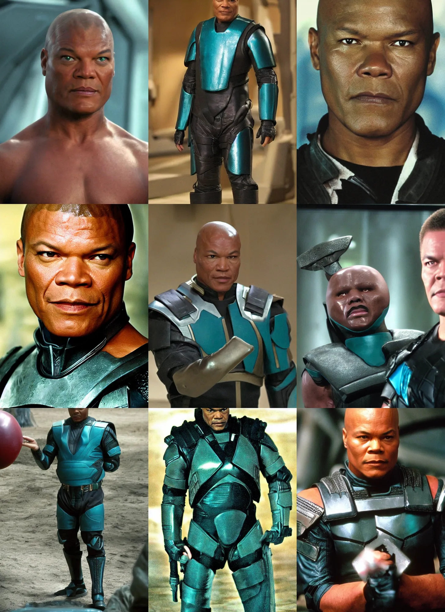 Prompt: teal'c of stargate sg - 1