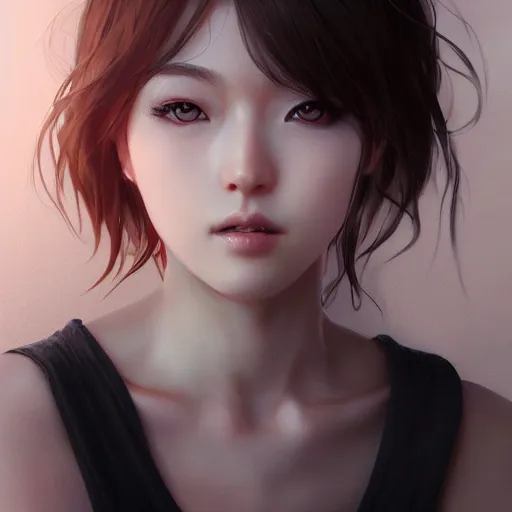 Prompt: realistic detailed semirealism beautiful gorgeous natural cute Mommy AI artwork drawn full HD 4K high resolution quality artstyle professional artists WLOP, Aztodio, Taejune Kim, Guweiz, Pixiv, Instagram, Artstation