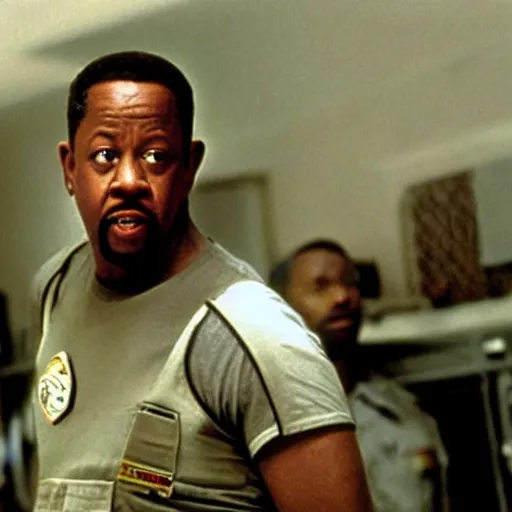 Image similar to martin lawrence starring in ALIENS