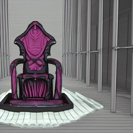 Image similar to the mind throne sits in the simulation chamber