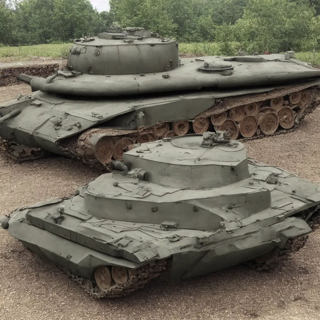 Prompt: photo of a mark iv tank