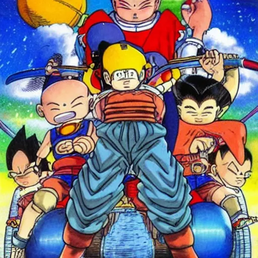 Prompt: art by akira toriyama