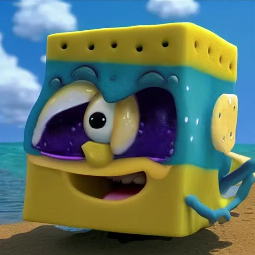 Image similar to “Sponge bob, realistic, 8K, photorealistic, hyper realistic”