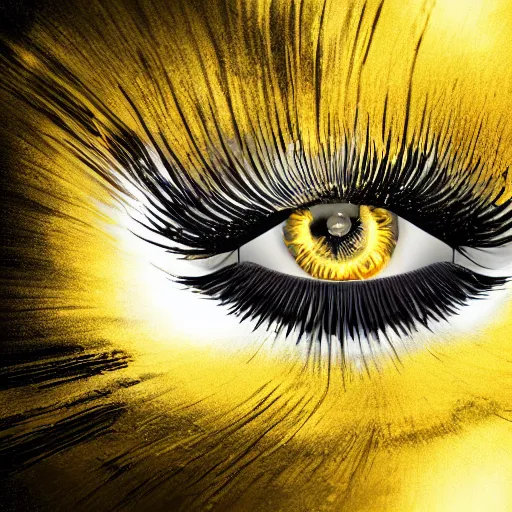 Image similar to a mascara elemental, whirling energy made of mascara ( dramatic, cinematic, digital fantasy art )