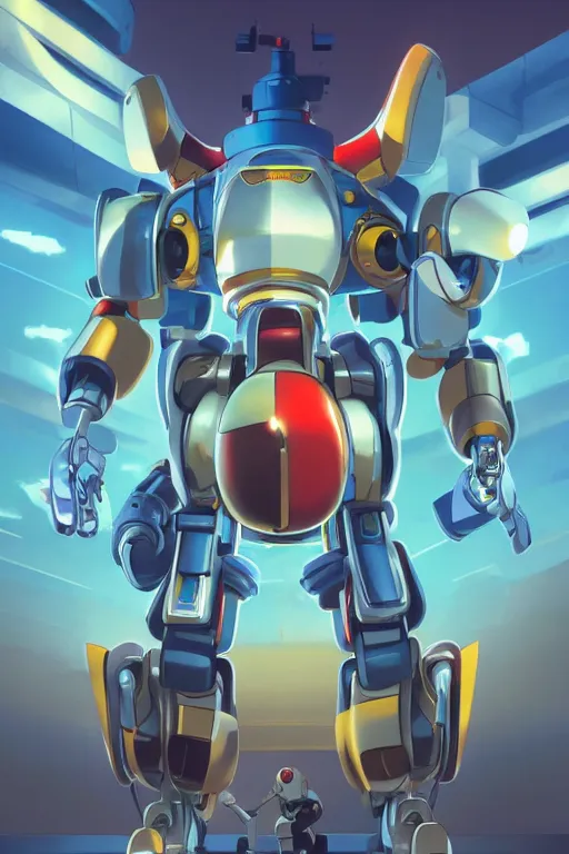 Image similar to metabots medabots medarotto medarot robot minimalist comics, behance hd by jesper ejsing, by rhads, makoto shinkai and lois van baarle, ilya kuvshinov, rossdraws global illumination ray tracing hdr radiating a glowing aura