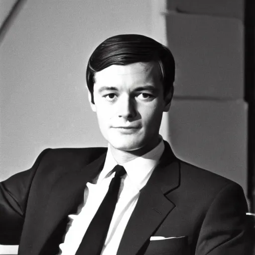 Image similar to young adult maurice ronet in 1 9 6 3