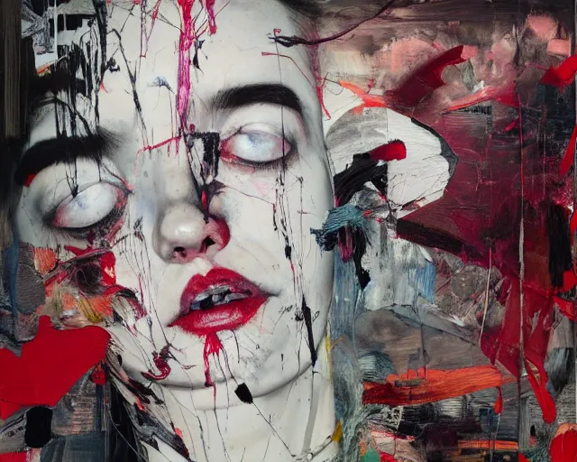 Image similar to lost memories, a brutalist designed, rich deep vivid colours, broad brush strokes!, painted by francis bacon, michal mraz, adrian ghenie, nicola samori, james jean!!! and petra cortright, part by gerhard richter, part by takato yamamoto. 8 k masterpiece.