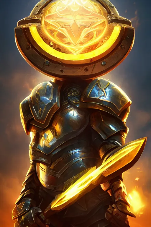 Image similar to shield fantasy epic legends game icon stylized digital illustration radiating a glowing aura global illumination ray tracing hdr fanart arstation by ian pesty and katarzyna da „ bek - chmiel