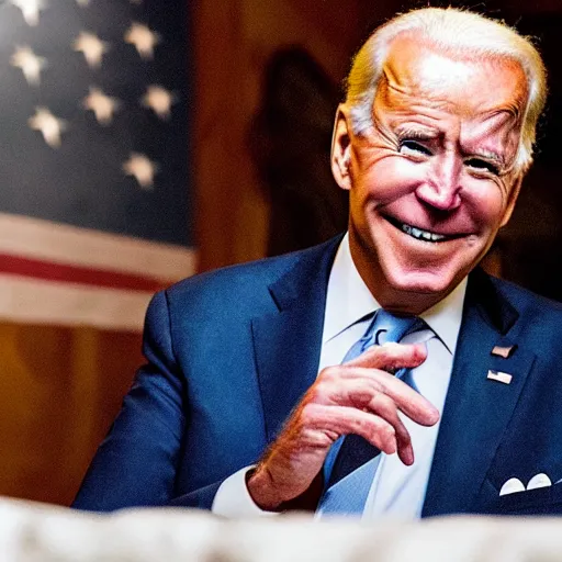 Image similar to joe biden in the purge, portrait