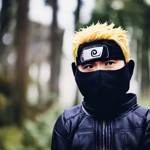 Prompt: portrait photo still of real life naruto, 8 k, 8 5 mm f 1. 8