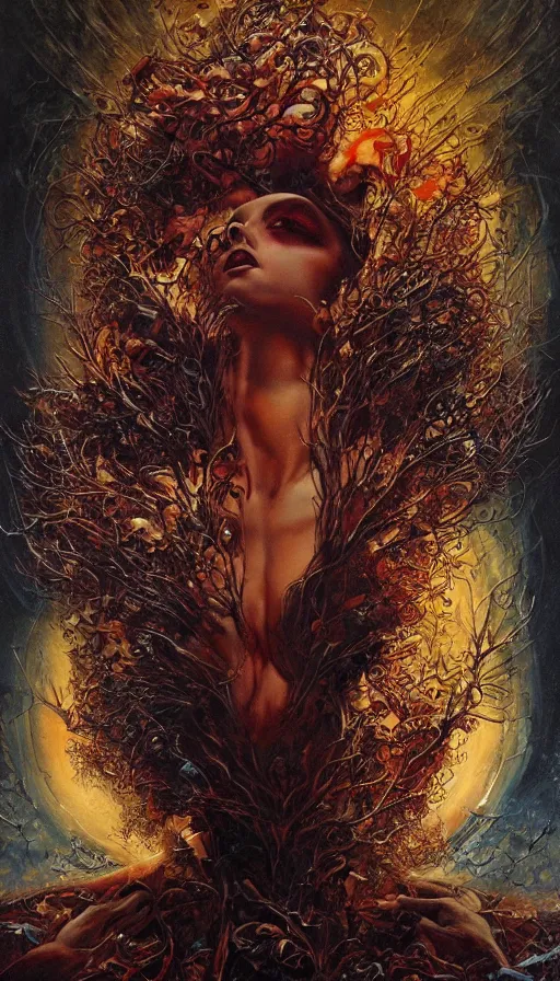 Image similar to The end of an organism, by Karol Bak