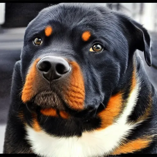 Image similar to Rottweiler whale hybrid