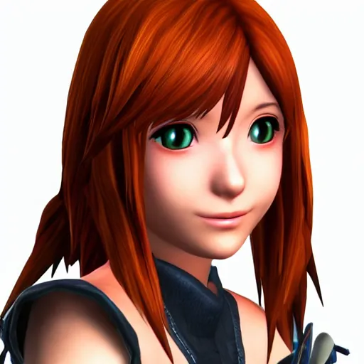 Image similar to Kairi from Kingdom Hearts,CG,cutscene,graphics,high quality