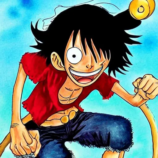Image similar to monkey d luffy by neil gaiman