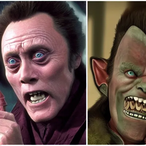 Prompt: How to be a Half-Orc Bard in D&D, by Christopher Walken and Jack Nicholson.