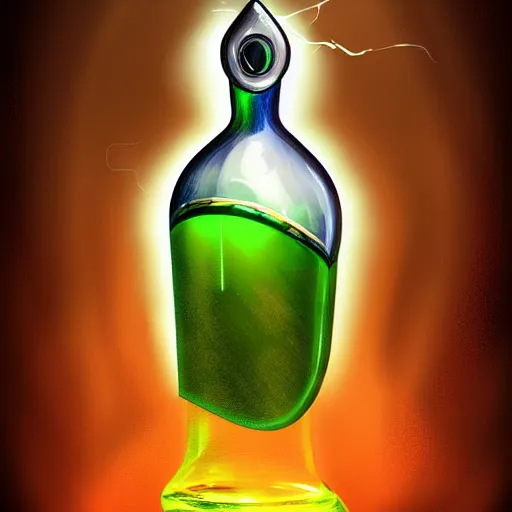 Image similar to tornado in a bottle, digital art, trending on artstation